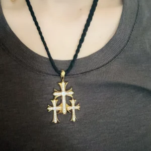 Golden Cross Pendant Necklace - Series