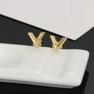 Louis Vuitton Gold Stud Earrings