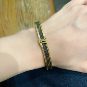 LV Leather Bracelet