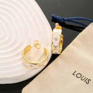 Louis Vuitton Monogram Hoop Earrings