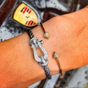 Porsche Diamond Hook Bracelet