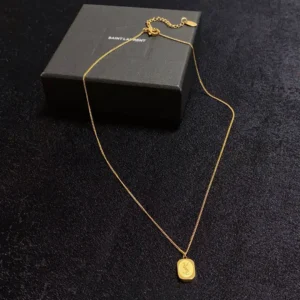 Saint Laurent Gold Chain Necklace