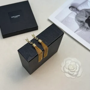 Saint Laurent Paris Tassel Earrings