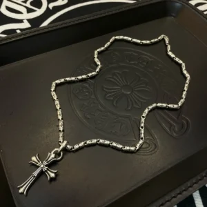 Silver Cross Pendant Necklace