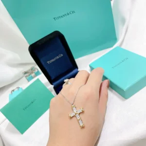 Tiffany Collection Diamond Cross