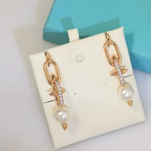 Tiffany & Co 1837 Diamond Earrings