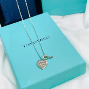 Tiffany & Co Heart & Key Pendant