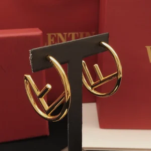 Valentino Garavani VLTN Hoop Earrings