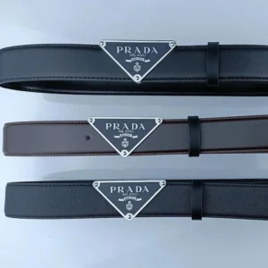 Prada Designer Leather Belt