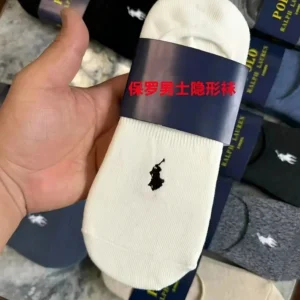Polo Ralph Lauren Invisible Socks for Men - Cotton, Anti-Slip, Summer Thin Short Socks in Multi-Pack
