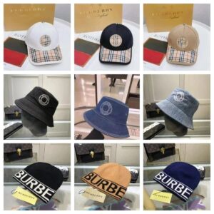 Burberry Check Logo Baseball Cap, Denim Bucket Hat & Knit Beanie: 38 Stylish Options