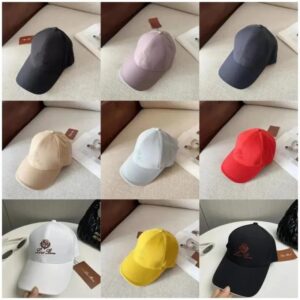 Loro Piana Embroidered Baseball Cap: 40 Styles of Premium Quality