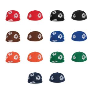 DENIM TEARS Wreath Pattern Cap ?C 7 Distinctive Style Options