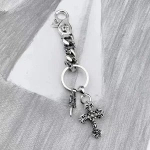Chrome Hearts Cross Key Chain Unique Design