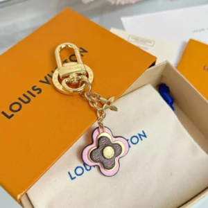 Louis Vuitton Monogram Flower Petal Buckle Keychain - Chic Accessory