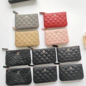 Chanel Quilted and Camellia Coin Purse Set of 29 Styles